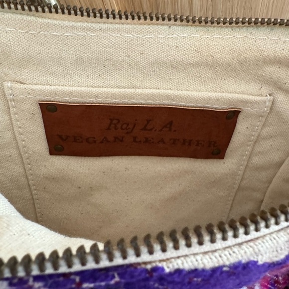 Raj Multicolor Geometric Fringe Crossbody Bag - Picture 4 of 4